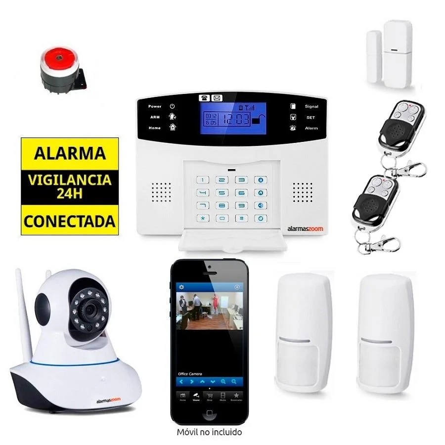 Alarmas para casas 🏘️, Alarmas monitoreadas